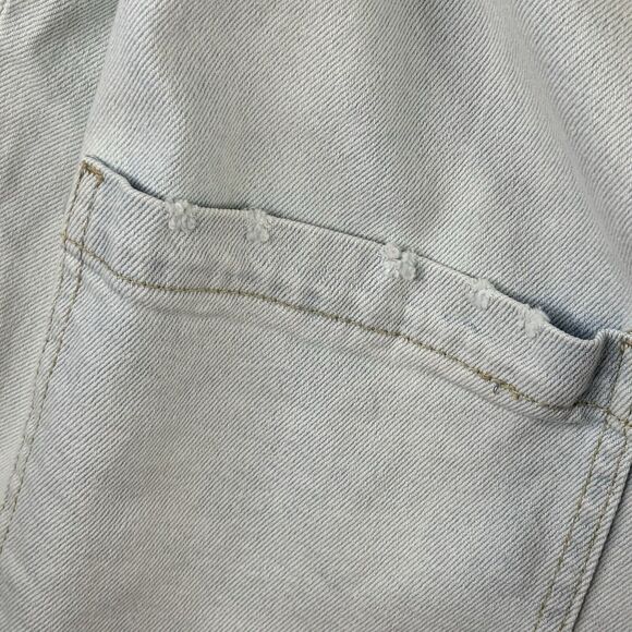 Lane Bryant Jean Jakcet Women's 16 Light Wash LS Collared Button Up Light Weight - Picture 10 of 16